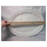 Gibson White Turkey Platter
