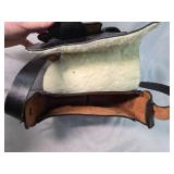 Western Saddle Style Leather Handbag