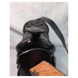 Western Saddle Style Leather Handbag