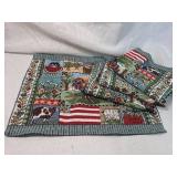 Americana Country Scene Tapestry Placemats