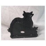 Black and White Cow Key Hook Rack