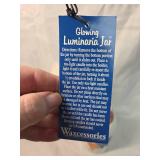 Rooster Design Glowing Luminaria Jar