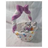 Gray Kittens Ice Cream Bowl Figurine