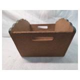 Decorative Rooster wooden basket