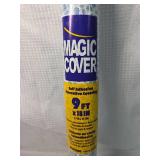 Blue Floral Magic Cover Self-Adhesive Shelf Liner