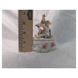 Unicorn Trinket Box with Rose Accents