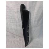 Fixed Blade Hunting Knife with Leather Sheath