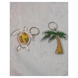 Hawaiian Paradise Acrylic Keychain Set