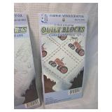 Fairway Needlecraft Tractor Quilt Blocks Pattern