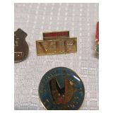 Lot of different pins