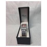 Royalton Crystal Square Ladies Watch