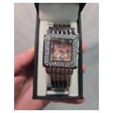 Royalton Crystal Square Ladies Watch