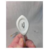 Avon White Ceramic Swan Measuring Spoons Set