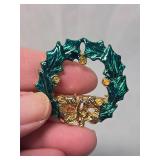 Set of 2 Holiday themed brooches