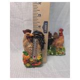 Rooster Garden Thermometer magnets
