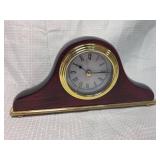 Mantel Clock with Gold Trim