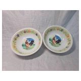 Rooster Pattern Soup Bowls Set