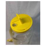 VINTAGE Sun Tea Glass Gallon Jar with Spigot Glass Jug SUNTEA