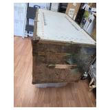 Historical Steamer Trunk with collection of different decor