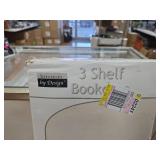 Interiors by Design 3-Shelf Bookcase