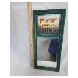 Decorative Milk Cow Mirror