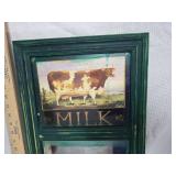 Decorative Milk Cow Mirror