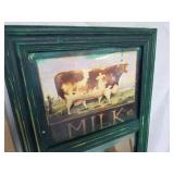 Decorative Milk Cow Mirror