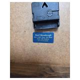 Wooden Wall Clock with Display Shelves