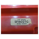 1970s General Electric Orange Portable TV