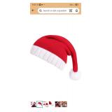 Red and White Christmas Santa Hat 2-Pack