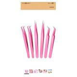 Mudder Pink Eyelash Extension Tools Set