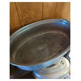 Bakeware- Pyrex & Anchorware; Large Roaster; Mugs, Glass Pint, glass sealed jar; all in lot.