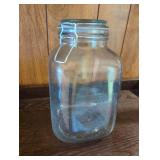 Bakeware- Pyrex & Anchorware; Large Roaster; Mugs, Glass Pint, glass sealed jar; all in lot.