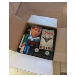 Lot of VHS:  Dracula, Air Force One; and Sony & other brand VHS Tapes with handwritten labels.