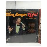 Tom Jones Live and Johnny Mathis Early Years LP Albums, 2 in lot.