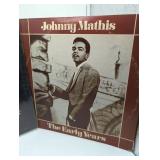 Tom Jones Live and Johnny Mathis Early Years LP Albums, 2 in lot.
