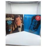 1960s LP Album Bundle of 2 - Engelbert Humperdinck & Eddie Fisher, vintage, used, as is.