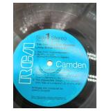 Leo Diamond & Orchestra, Dancing in the Dark with only 1 LP,  Ebb Tide LP, Henry Mancini LP. Vintage condition, as is.