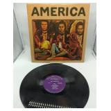 America Self-Titled LP & 101 Strings Gold Award Hits Records LP. 2 LPs, vintage used condition, as is.