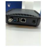 Rockchip 3399 4K Android TV Box Tablo Dual Lite DVR, has box and power cord & instruction manual.