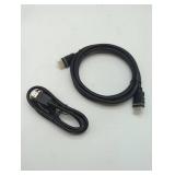 Two HDMI Cables High Speed Audio/Video Cord