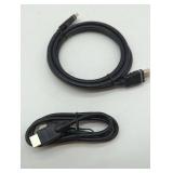 Two HDMI Cables High Speed Audio/Video Cord