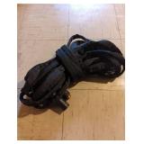 Black Water Hose with Brass Fittings