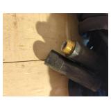 Black Water Hose with Brass Fittings