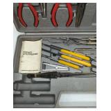 Allied Electronics Tool Kit with Multitester, turned on when tested, as is. See images.