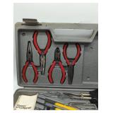 Allied Electronics Tool Kit with Multitester, turned on when tested, as is. See images.