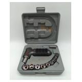 Drill Socket Set with Case, brand unknown. See images.