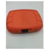 Black & Decker drill bits, screwdriver tips set in case. Missing 2 drill bits, see images.