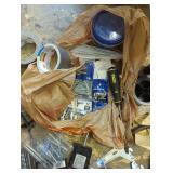 Box of Mixed Hardware and Tools Lot