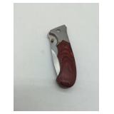 Pro Series Folding Pocket Knife with Wood Handle